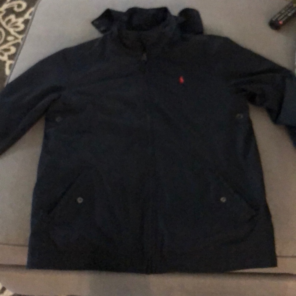 Polo jacket  fleece lined this is a boys xl 18-20